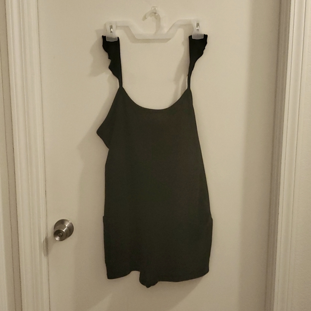 black jumpsuit with pockets